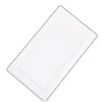 RECT. CLEAR PLATES (28.5*22)CM صواني مستطيل شفاف رقم 3 نصف كيلو 50 حبه