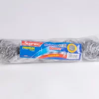 STAINLESS STEEL SCRUBBER 60*10 PCS سيم المنيوم 60*10 حبة