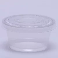 0.75OZ CLEAR PORTION CUP W/LID 20*100PCS