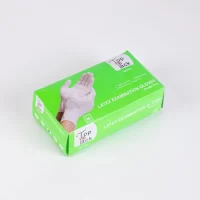 CLEAR MEDIUM LATEX EXAMINATION GLOVES 10*100PCS