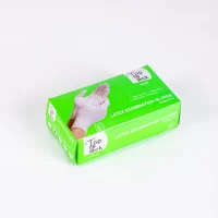 BLACK MEDIUM LATEX EXAMINATION GLOVES 10*100PCS