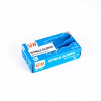 BLUE LARGE NITRELE GLOVES POWDER FREE 10*100PCS كفوف نترال لارج ازرق