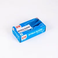 BLUE LARGE VINYL GLOVES POWDER FREE 10*100PCS كفوف فانيل ازرق لارج بدون بودر