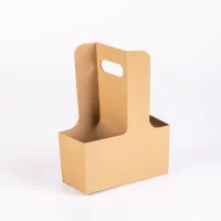 2 CUP PAPER CARRIER W/HANDLE 250PCS حامله اكواب كرفت