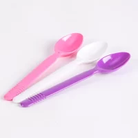 ICE CREAM SPOON CLEAR LITTLE 500*20PCS معالق ايس كريم صغيره