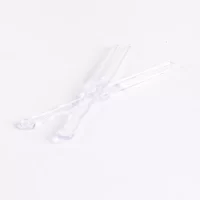 TRANSPARENT DESSERT FORK 2( ) 5000PCS شوك حلو شفاف