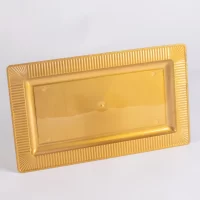 RECT. TRAYS BLACK NO. 441 30PCS صوانى مستطيل اسود