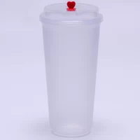 500ML PP CLEAR CUP U SHAPED 500PCS كاسات يو