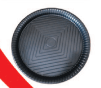 384CM BLACK ROUND TRAY JY-82056 100PCS