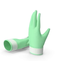 OVEN GLOVES 30PKT*2 كفوف فرن