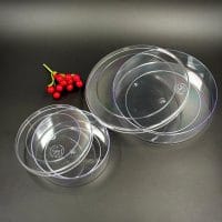 20.5*4CM CRYSTAL BOX ROUND 60PCS علب كريستال مدور