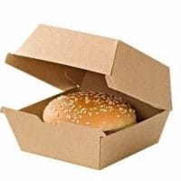KRAFT BURGER BOX 250PCS علب برجر كرفت شد 250
