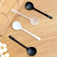 COLOURED ROUND SPOON 40*50PCS ملاعق مدور ملونة