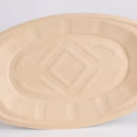 SUGARCANE OVAL PLATTER OV1 200PCS جاط صحي بيضاوي رقم 1