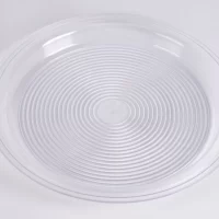 27CM CLEAR ROUND TRAYS 70PCS صواني عادي