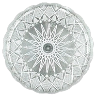 20CM ROUND CLEAR TRAYS 8KG صواني عادي