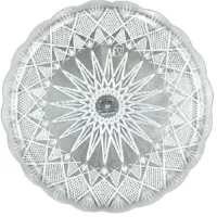 22CM ROUND CLEAR TRAYS 8KG صواني عادي