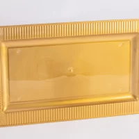 RECT. TRAYS GOLDEN 441 30PCS صواني مستطيل ذهبي
