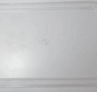 RECT. CLEAR PLATES(16*21*2)CM 100PCS صواني مستطيل شفاف رقم 4 ربع كيلو