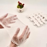 MOP CAP NON-WOVEN WHITE 18" 10*100PCS طواقي قطن ابيض